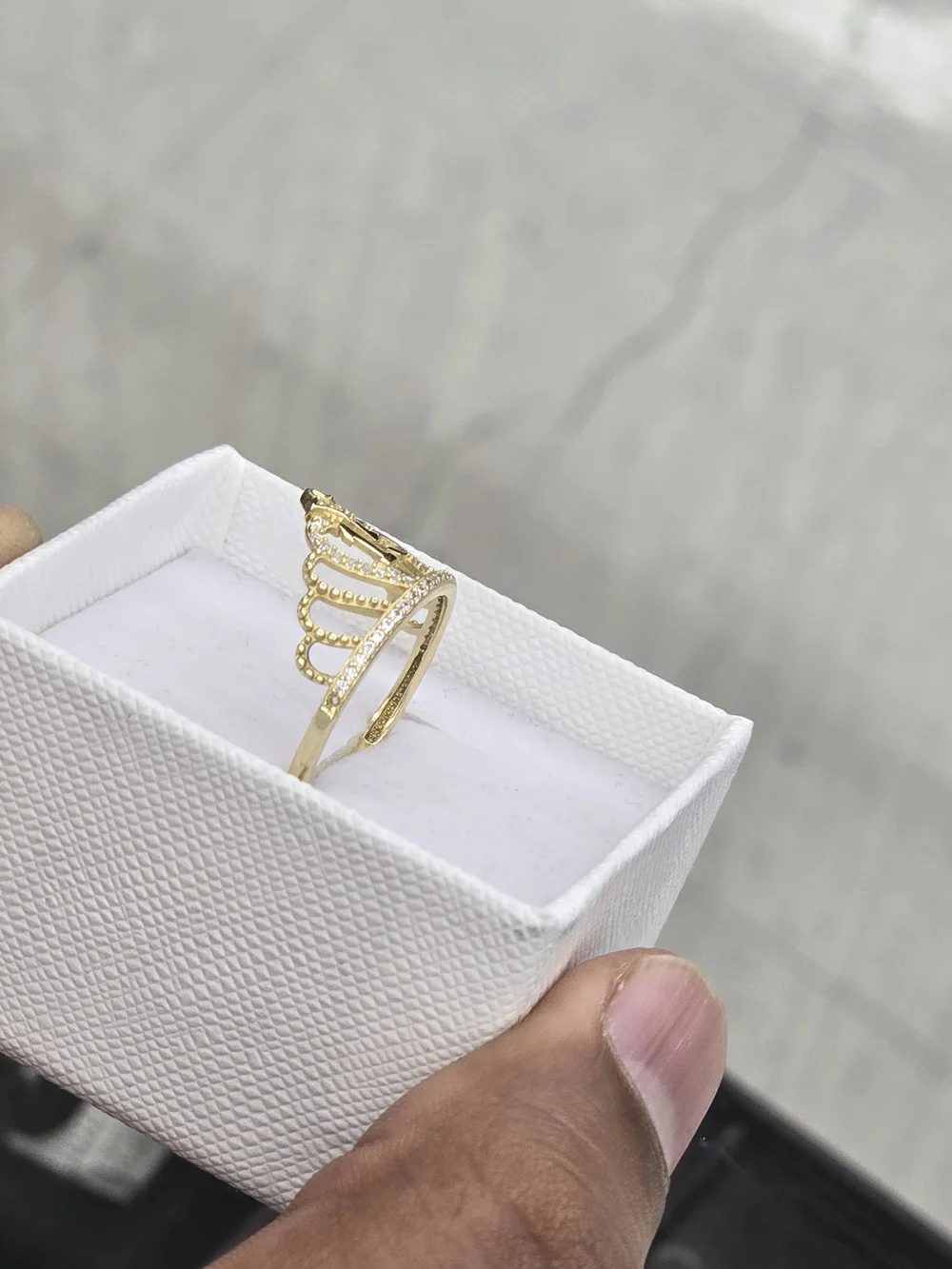 14k Real Gold Quincenera Ring For Girl
